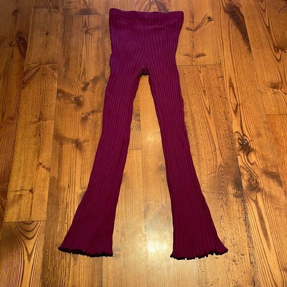 SSENSE Simon Miller Cyrene rib pants plum new no tags - Picture 4 of 14